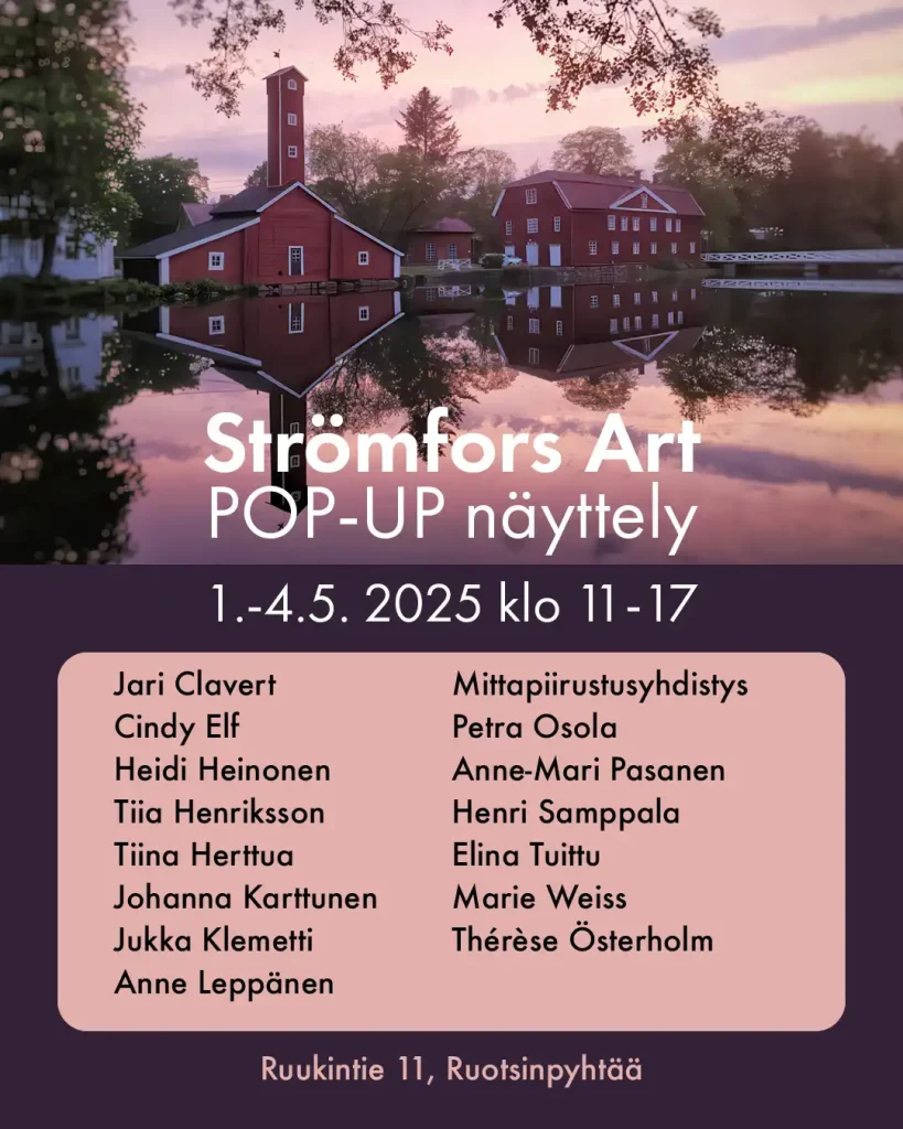 Strömfors Art, pop-up -näyttely 2025