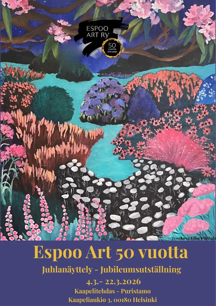 espoo art 50 vuotta, juhlanääyttely 2026