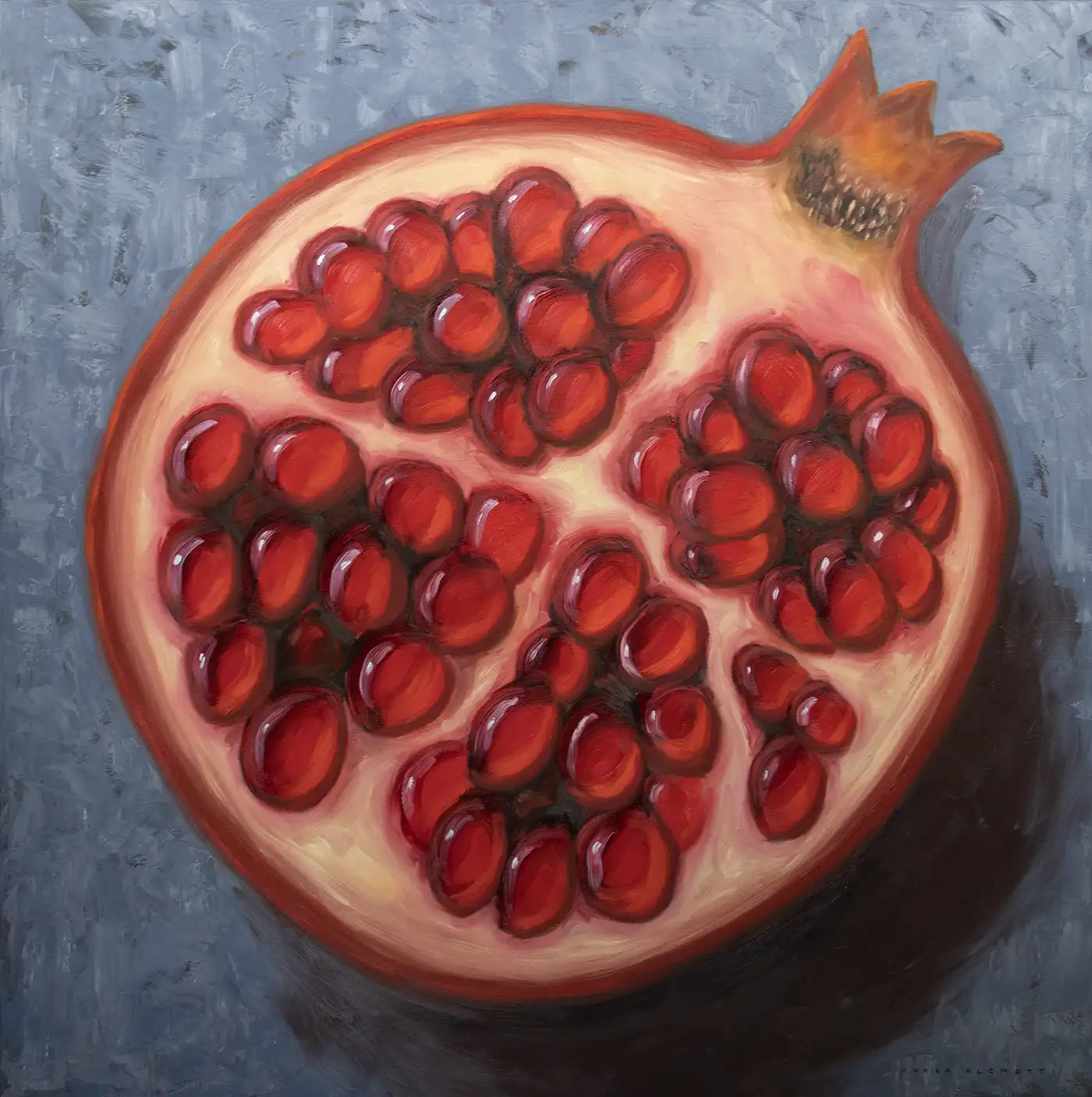 pomegranate painting granaattiomena maalaus